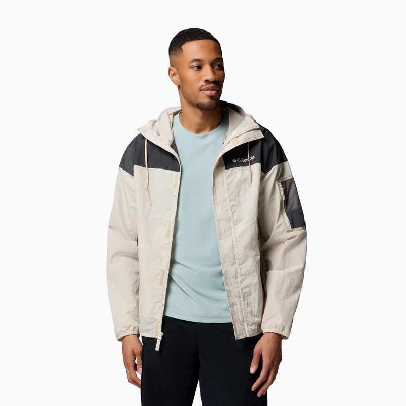 Pánska vetrovka Columbia Challenger II Windbreaker dark stone/shark 5