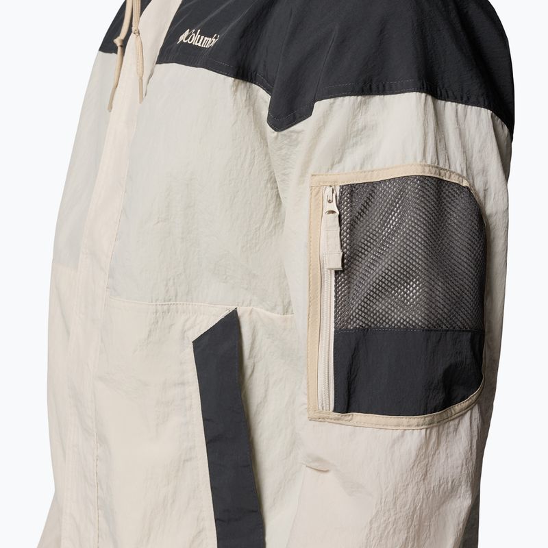 Pánska softshellová bunda Columbia Challenger II Windbreaker dark stone/shark 8