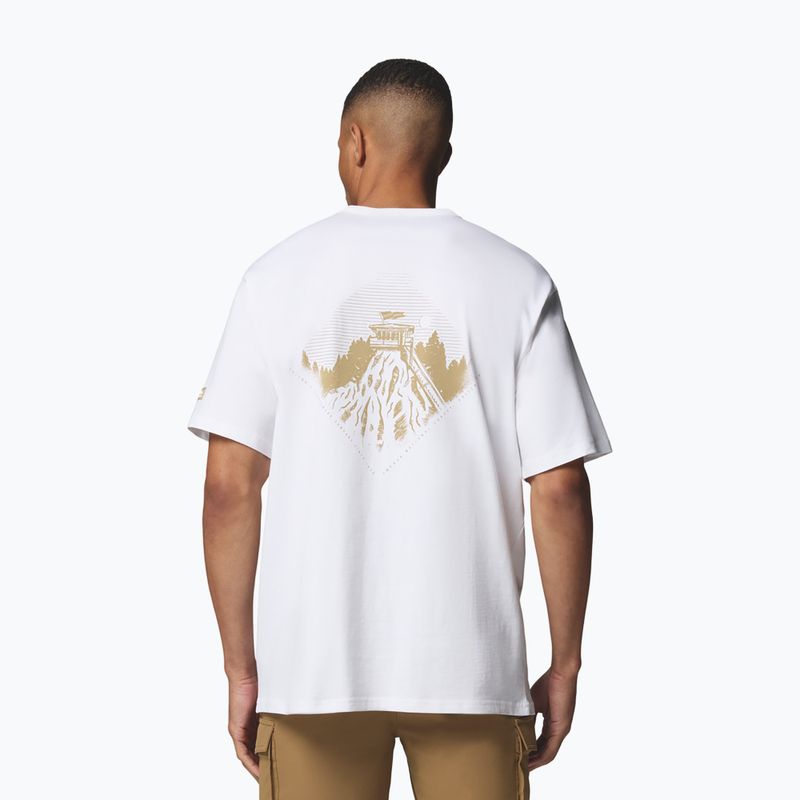 Pánske tričko Columbia CSC Heavyweight Back Graphic Tee white/heritage 3