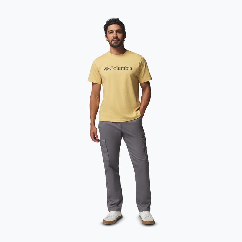 Pánske tričko Columbia CSC Basic Logo Tee sand dune/gem columbia 2