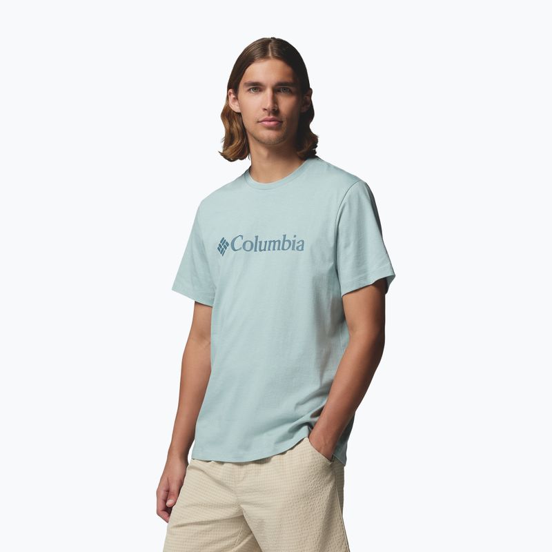 Pánske tričko Columbia CSC Basic Logo Tee crushed blue/gem columbia 4