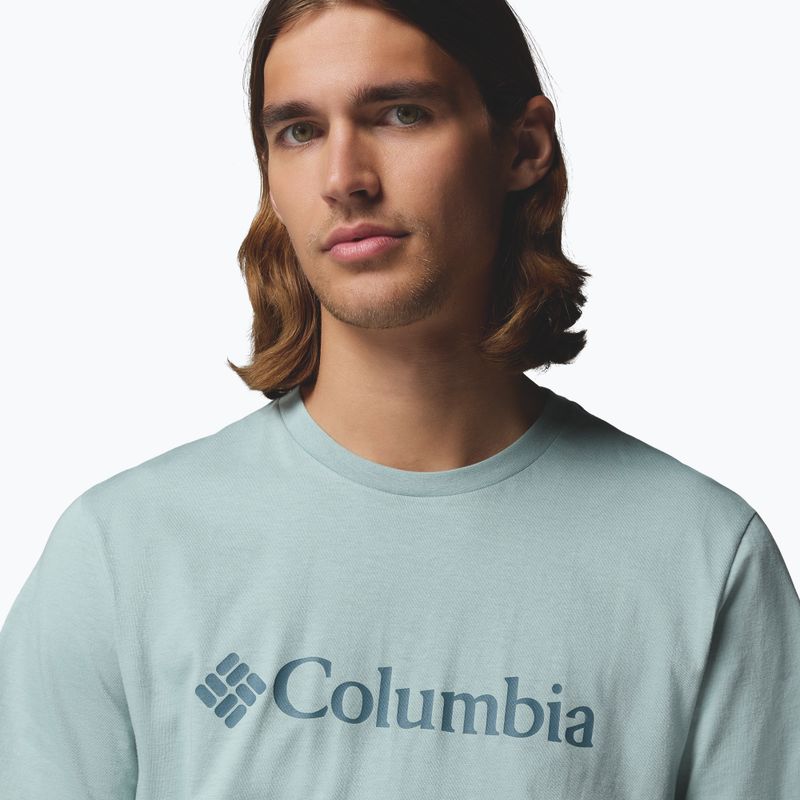 Pánske tričko Columbia CSC Basic Logo Tee crushed blue/gem columbia 5
