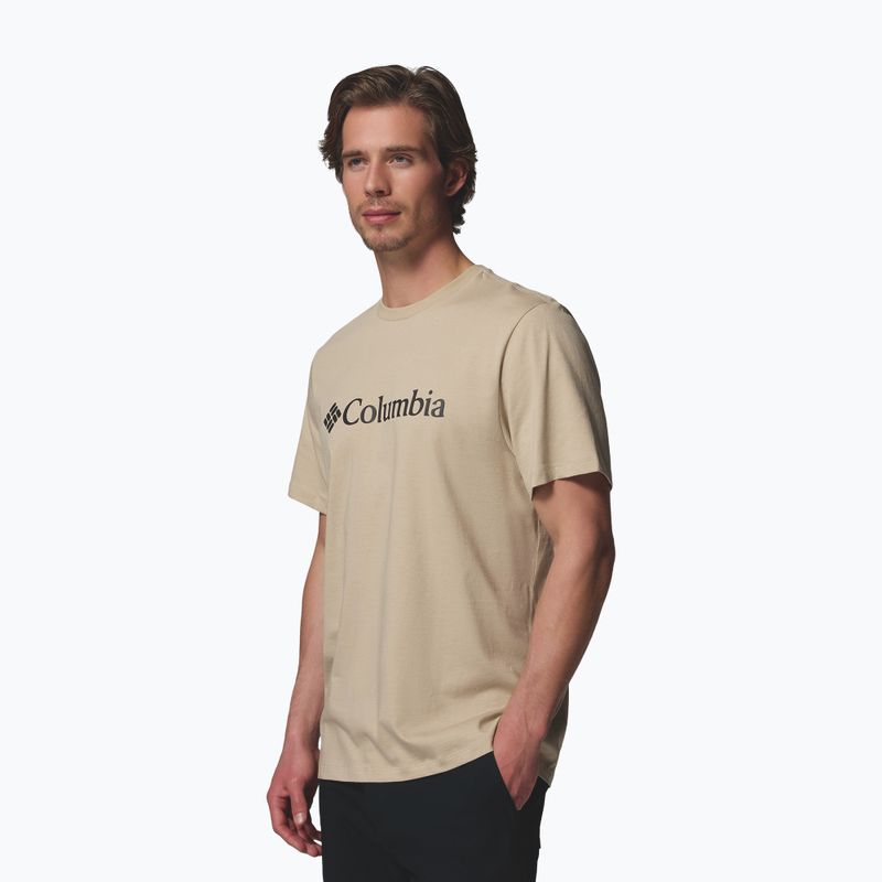 Pánske tričko Columbia CSC Basic Logo Tee ancient fossil/gem columbia 4