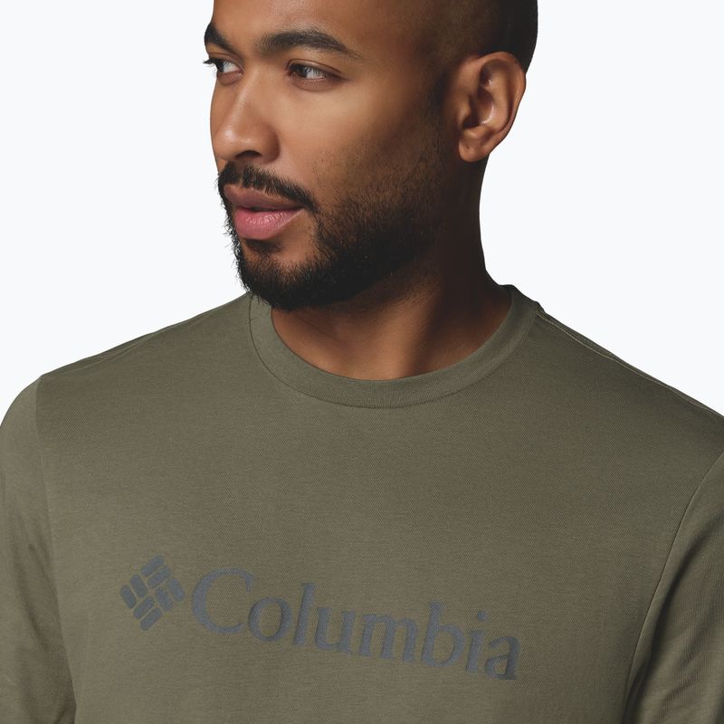 Pánske tričko Columbia CSC Basic Logo Tee stone green/gem columbia 5