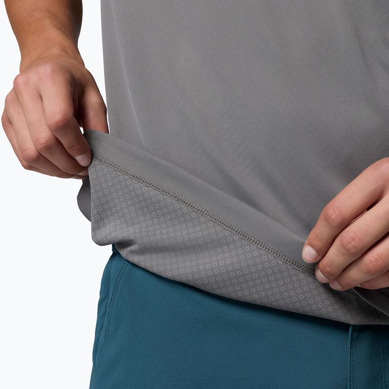 Pánske tričko Columbia Zero Rules Light Graphic Crew city grey/scripted peaks 6