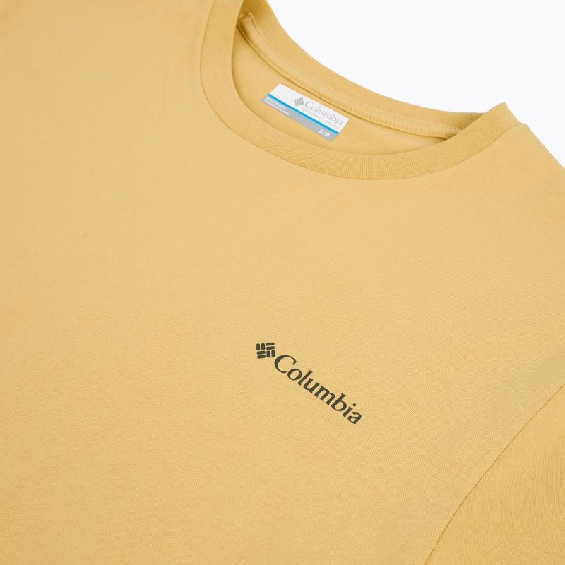 Pánske tričko Columbia CSC Outdoor Back Graphic sand dune/scoped view 3