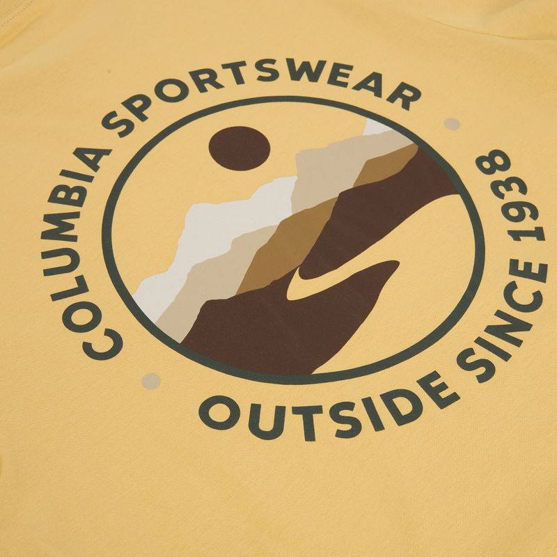 Pánske tričko Columbia CSC Outdoor Back Graphic sand dune/scoped view 4