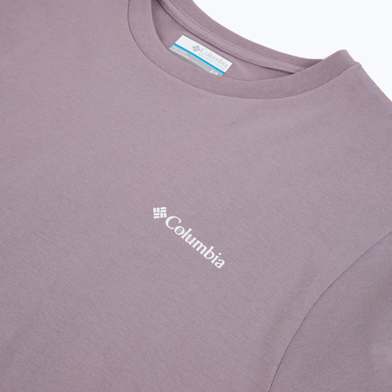 Pánske tričko Columbia CSC Outdoor Back Graphic shale purple/scoped view 3