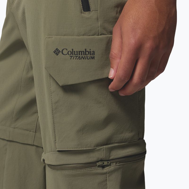 Pánske trekingové nohavice Columbia Silver Ridge Elite Convertible stone green 8
