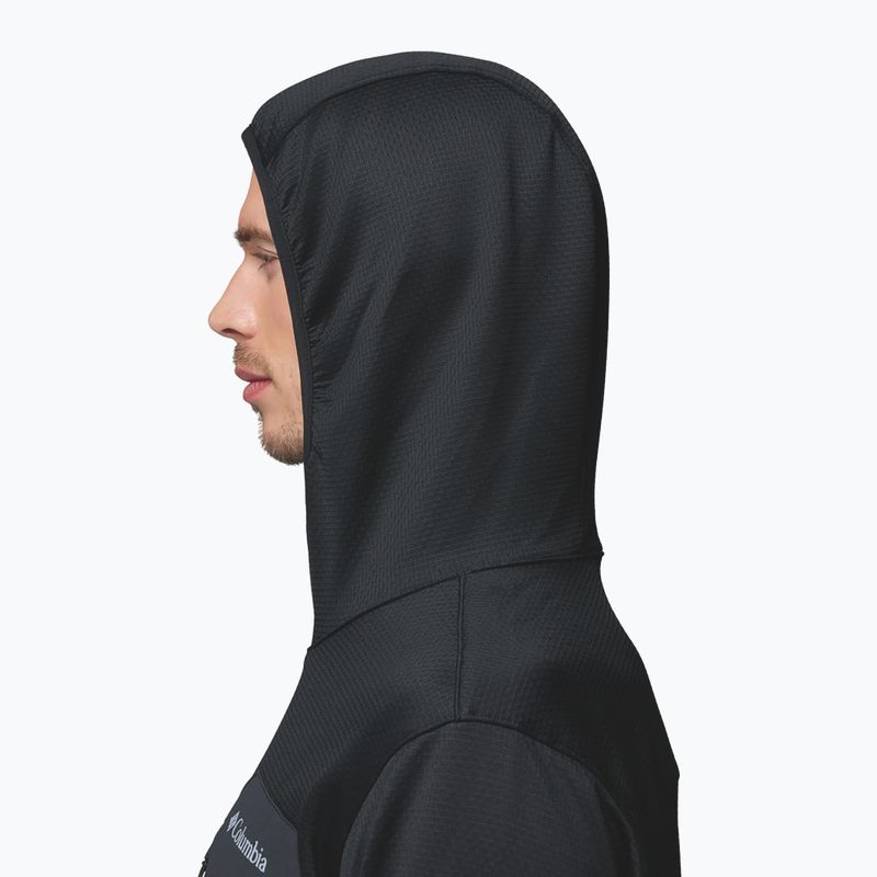 Pánska trekingová mikina Columbia Tall Heights Hdd Grid Fleece Full Zip black 6
