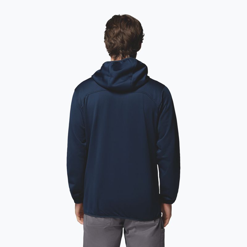Pánska trekingová mikina Columbia Tall Heights Hdd Grid Fleece Full Zip collegiate navy/city grey 3