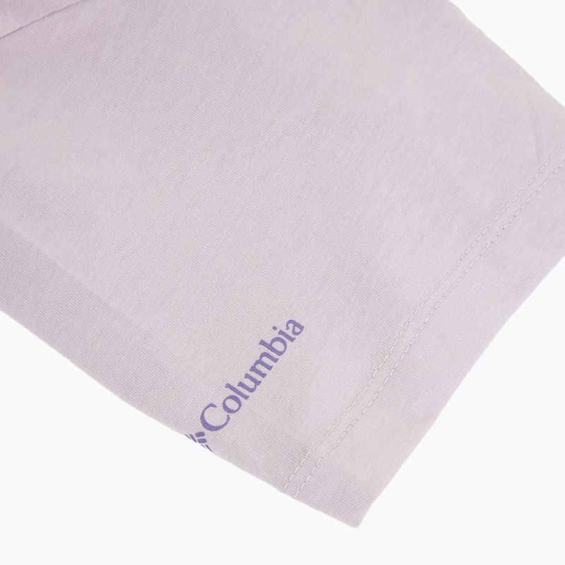 Dámske tričko Columbia Ruby Springs Graphic Fitted lavender pearl/brandrise 4