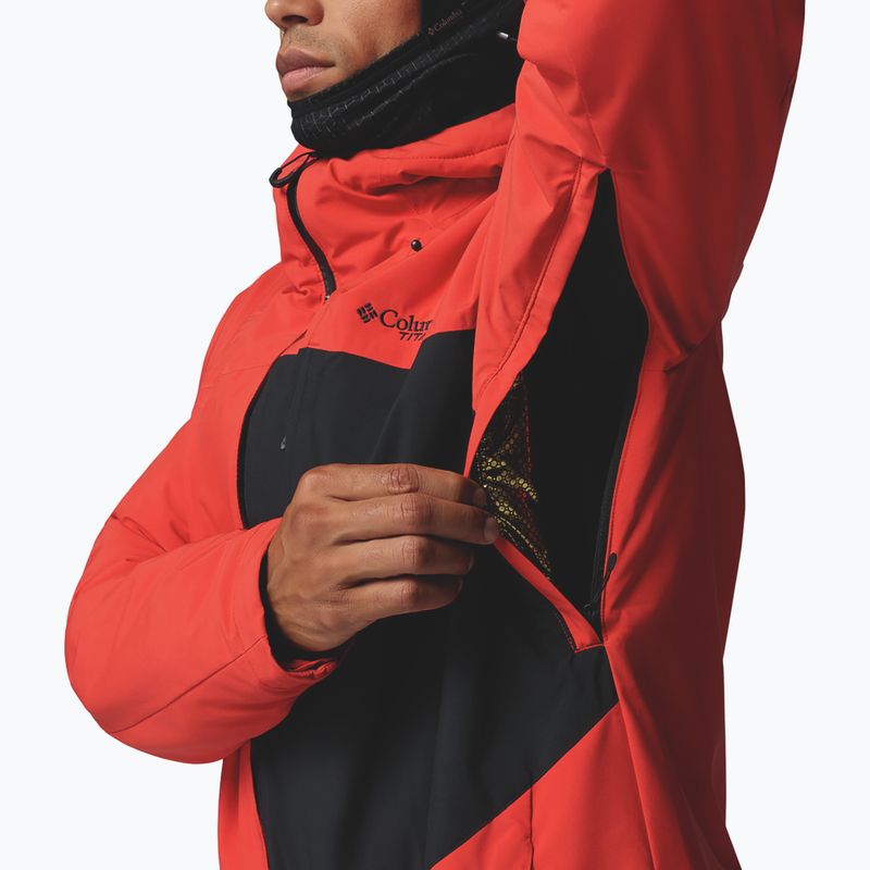 Pánska lyžiarska bunda Columbia Winter District III super sonic/black 10