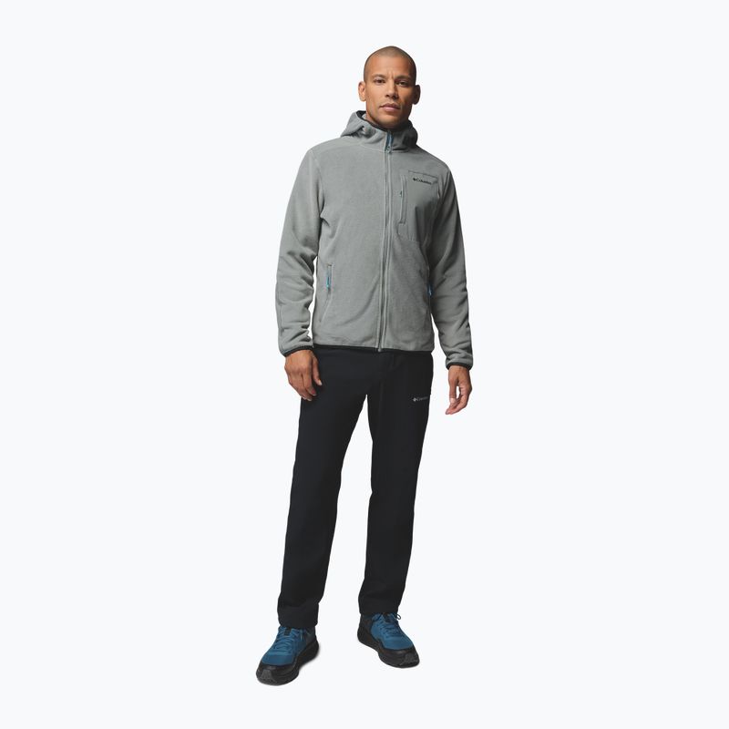 Pánska fleecová mikina Columbia Pacific Arch 200 Hooded FZ Fleece Sedona Sage 2