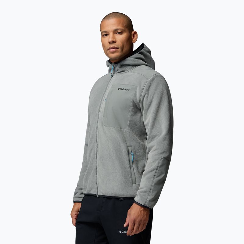Pánska fleecová mikina Columbia Pacific Arch 200 Hooded FZ Fleece Sedona Sage 4