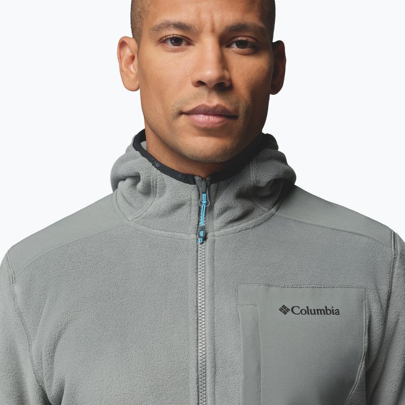 Pánska fleecová mikina Columbia Pacific Arch 200 Hooded FZ Fleece Sedona Sage 6