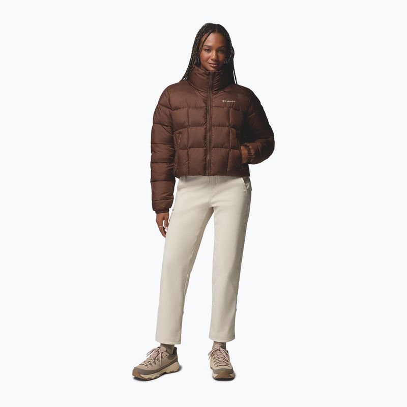Dámska zateplená bunda Columbia Puffect III Cropped tobacco 2