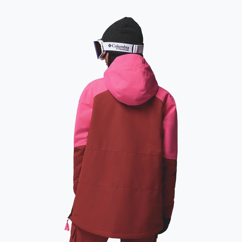 Dámska snowboardová bunda Columbia Coreshot Anorak red oxide/nico 3