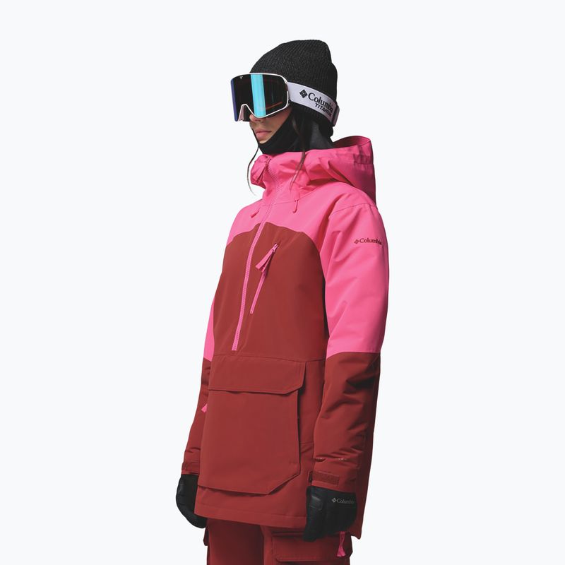 Dámska snowboardová bunda Columbia Coreshot Anorak red oxide/nico 4