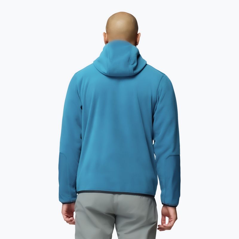 Pánska fleecová mikina Columbia Pacific Arch 200 Hooded FZ Fleece Phoenix Blue 3