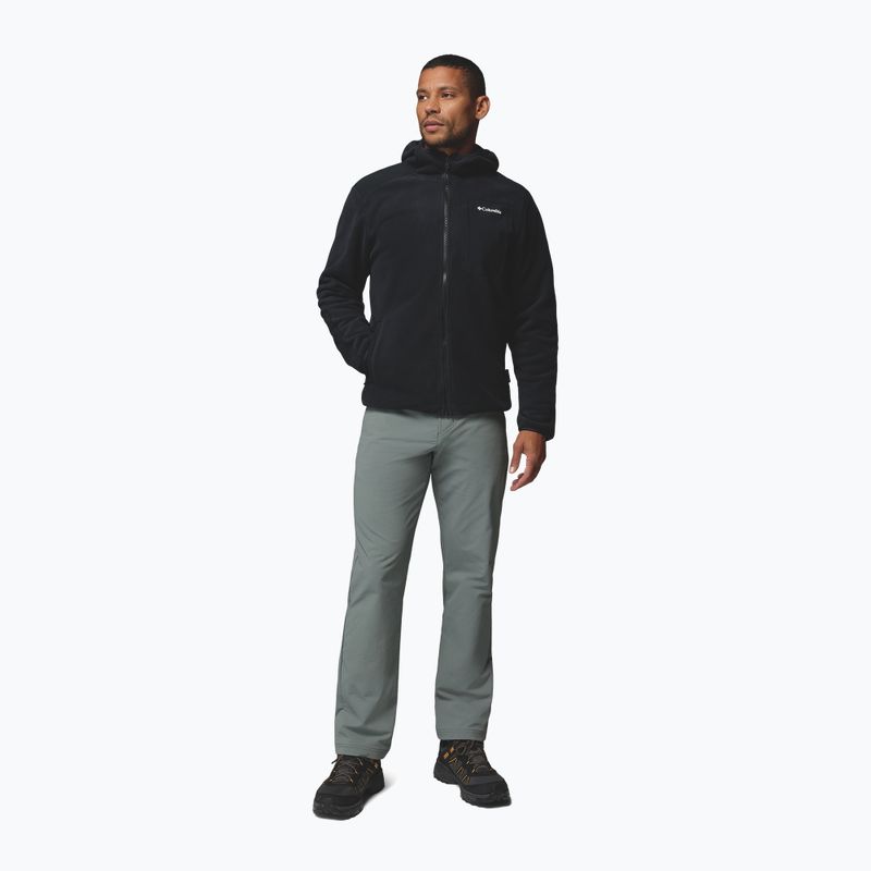 Pánska fleecová mikina Columbia Pacific Arch 200 Hooded FZ Fleece Black 2