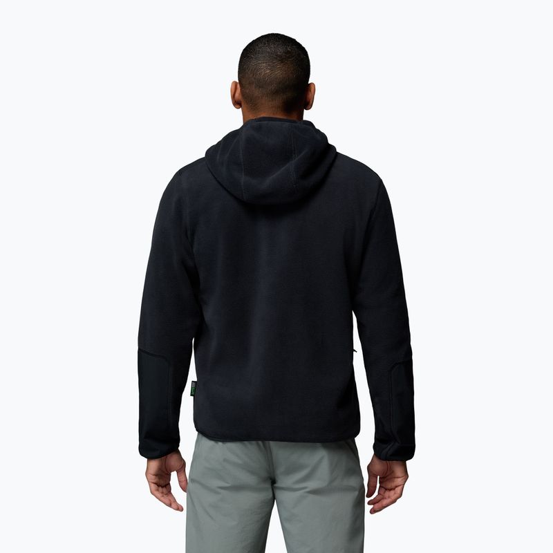 Pánska fleecová mikina Columbia Pacific Arch 200 Hooded FZ Fleece Black 3
