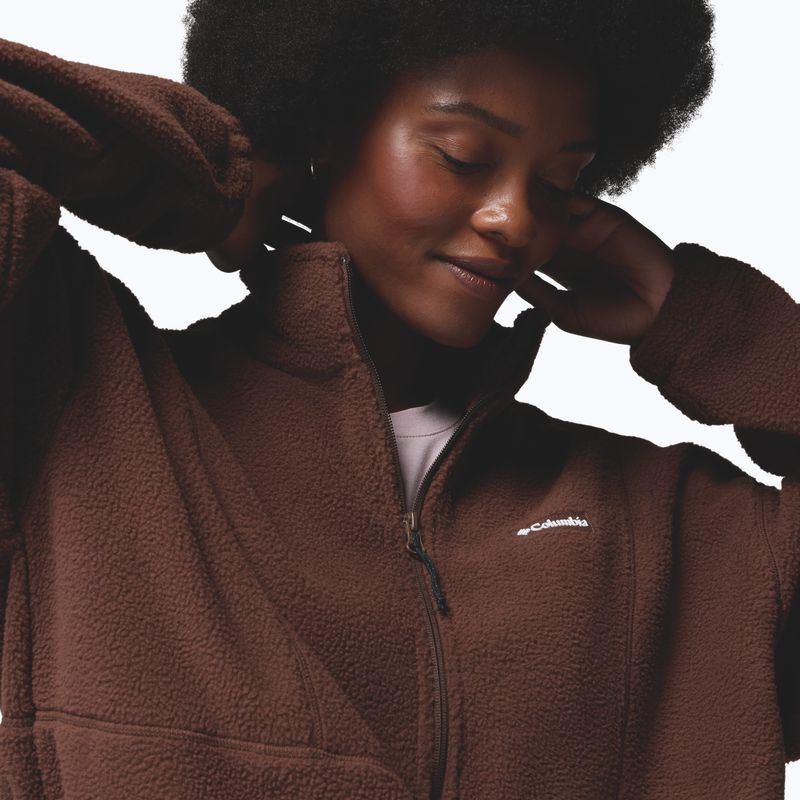 Dámska fleecová mikina Columbia Timber Meadow MTR Fleece HZ tobacco 5