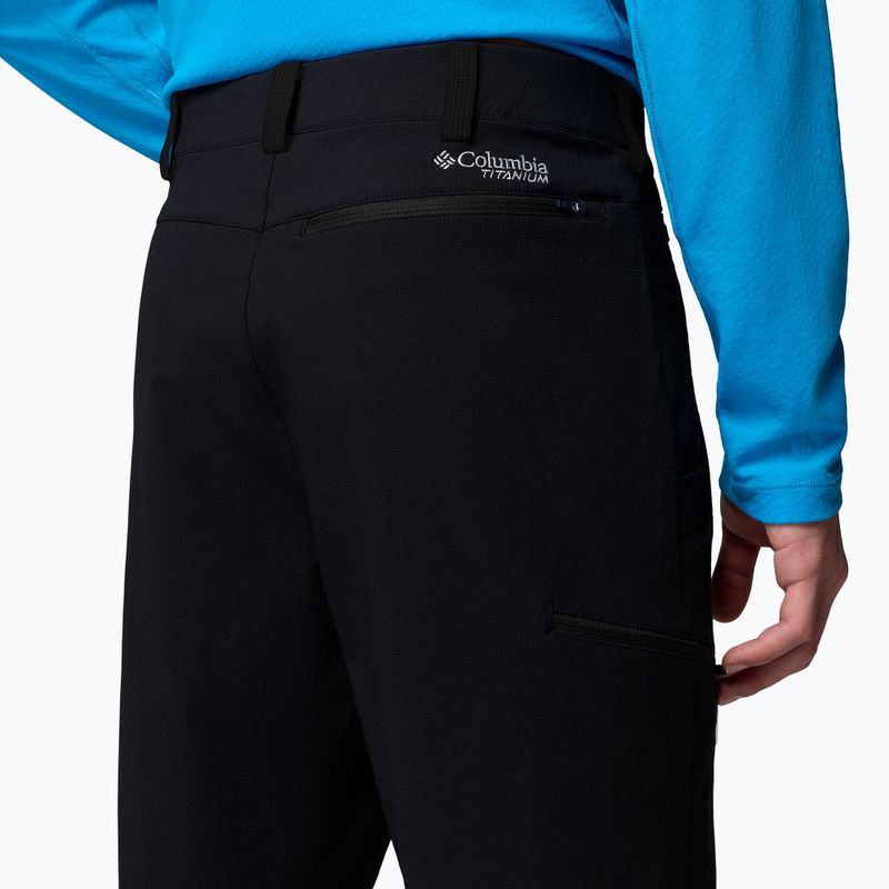 Pánske softshellové nohavice Columbia Tennent Mountain Softshell black 6
