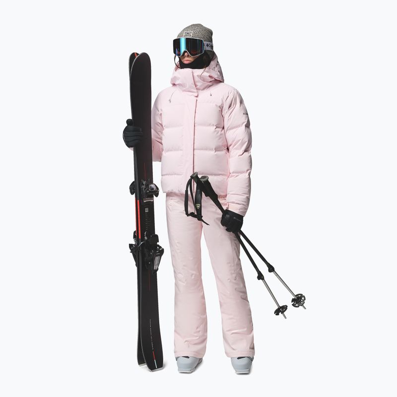 Dámska lyžiarska bunda Columbia Roffe Ridge Down Heat Seal powder pink 2