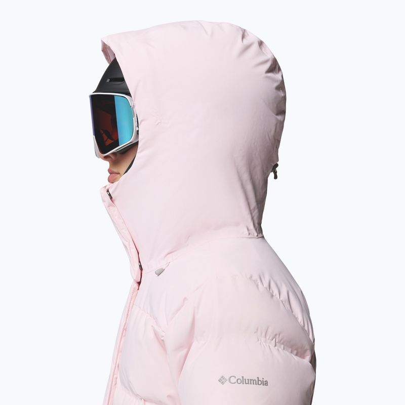 Dámska lyžiarska bunda Columbia Roffe Ridge Down Heat Seal powder pink 6