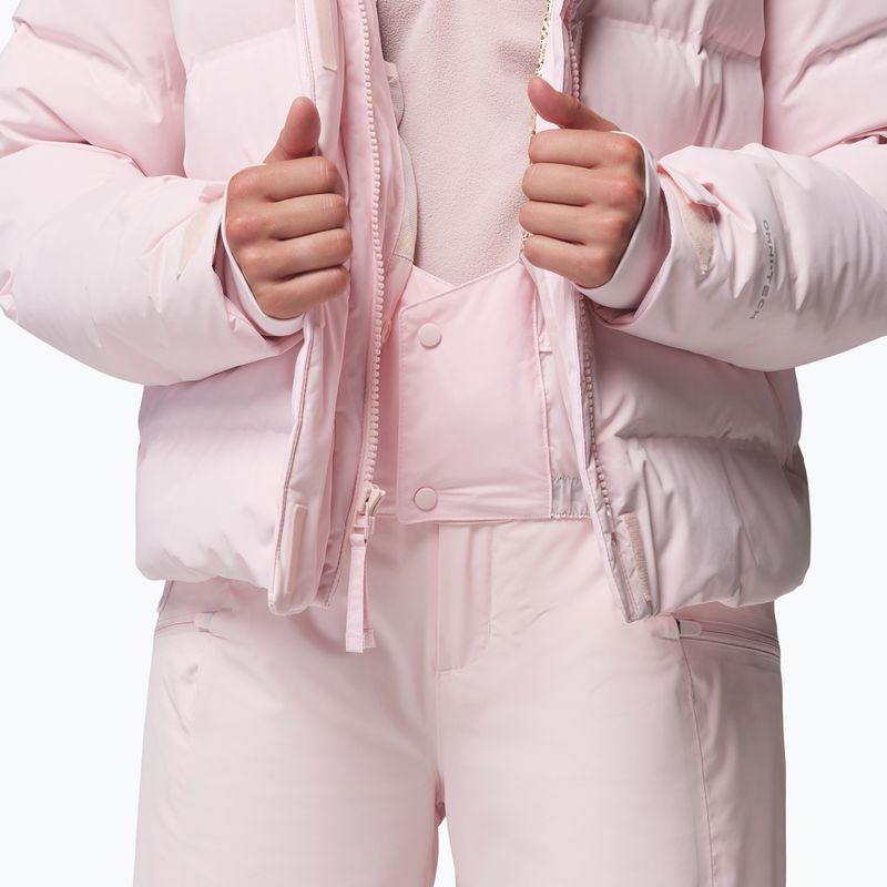 Dámska lyžiarska bunda Columbia Roffe Ridge Down Heat Seal powder pink 12