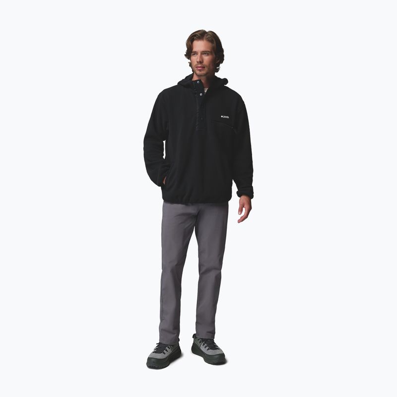 Pánska fleecová mikina Columbia Helvetia II Hoodie Black 2