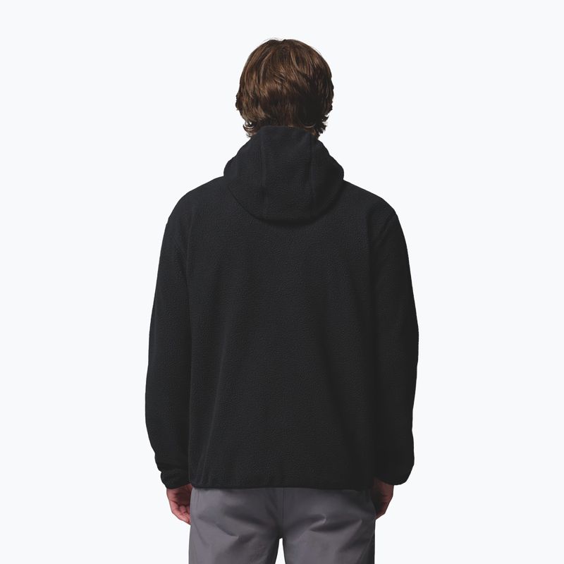 Pánska fleecová mikina Columbia Helvetia II Hoodie Black 3