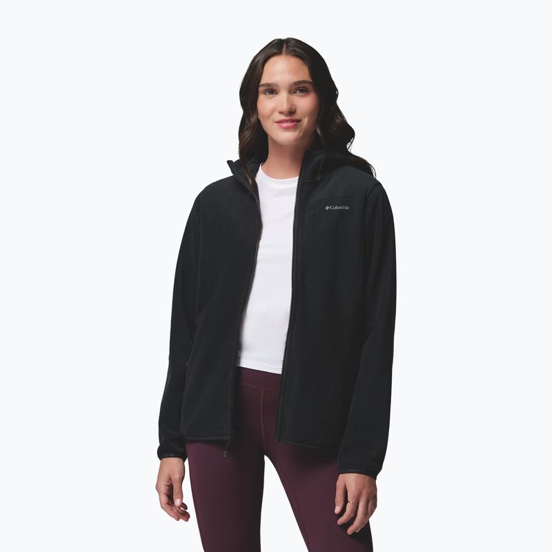 Dámska fleecová mikina Columbia Pacific Arch 200 Hooded Full Zip Fleece Black 4