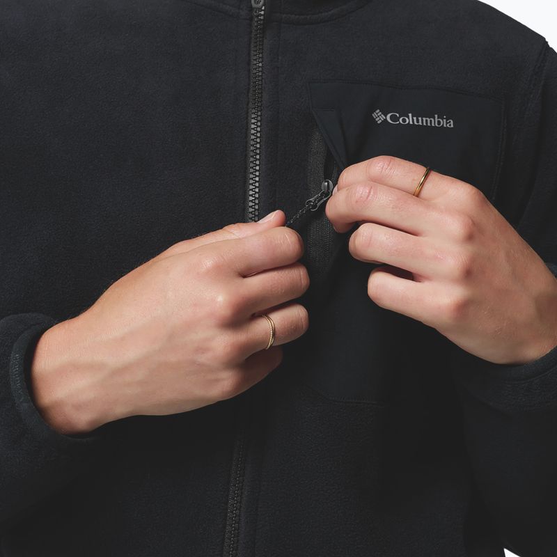 Dámska fleecová mikina Columbia Pacific Arch 200 Hooded Full Zip Fleece Black 8