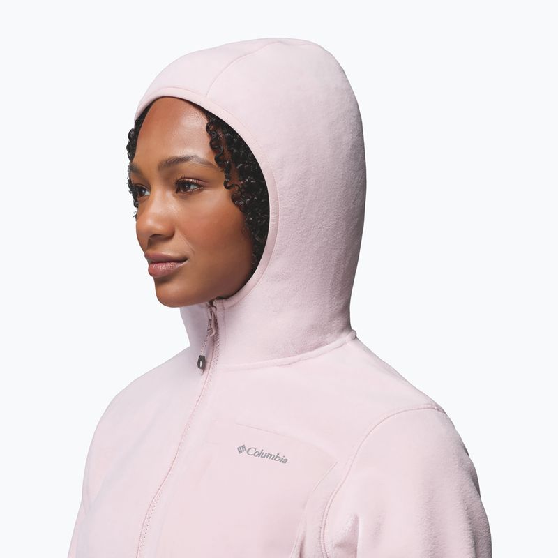 Dámska fleecová mikina Columbia Pacific Arch 200 Hooded Full Zip Fleece mineral pink 8