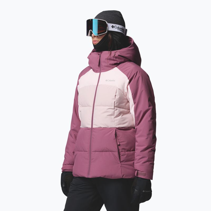 Dámska lyžiarska bunda Columbia Ava Alpine Puffer antique mauve/powder pink/mineral pink 4