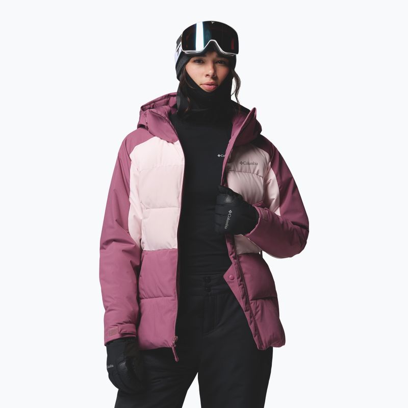 Dámska lyžiarska bunda Columbia Ava Alpine Puffer antique mauve/powder pink/mineral pink 5