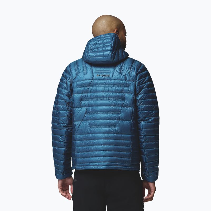 Pánska páperová bunda Columbia Endevour Mountain Down Hooded phoenix blue 3