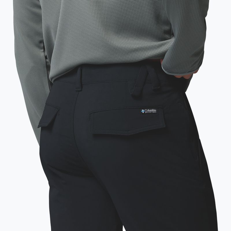 Pánske lezecké nohavice Columbia ROC Tech Warm Chino black 7