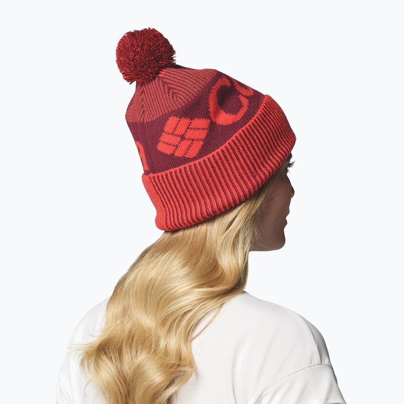 Zimná čiapka Columbia Polar Powder III super sonic/red oxide/rich wine 7