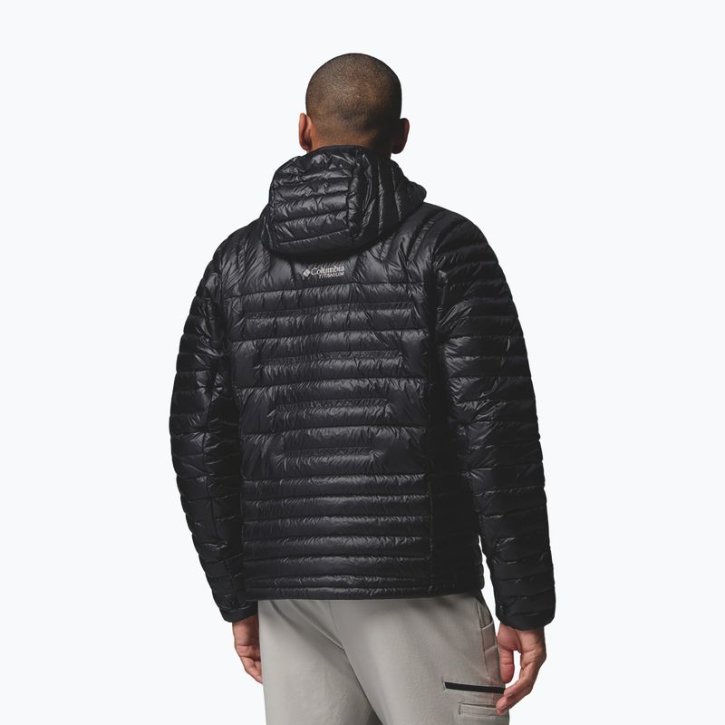 Pánska páperová bunda Columbia Endevour Mountain Down Hooded black 3