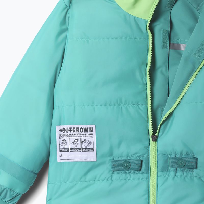 Detská lyžiarska kombinéza Columbia Buga IV SUIT teal/black 3