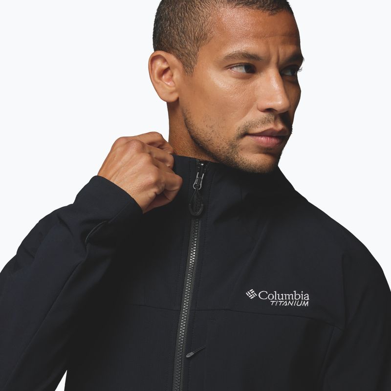 Pánska softshellová bunda Columbia Tennen Mountain Hooded Softshell black 6