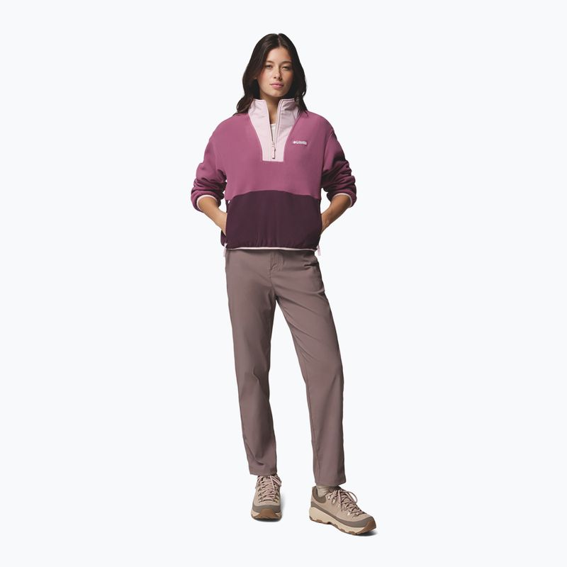 Dámska fleecová mikina Columbia Sequoia Grove II Half Zip Fleece Antique Mauve/Moonvista/Mineral Pink 2