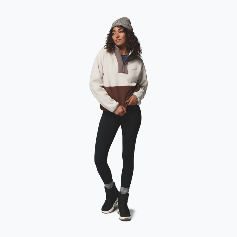 Dámska fleecová mikina Columbia Sequoia Grove II Half Zip Fleece dark stone/tobacco/iron 2