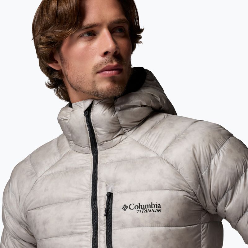 Pánska páperová bunda Columbia Arctic Crest Down Hooded flint grey 6