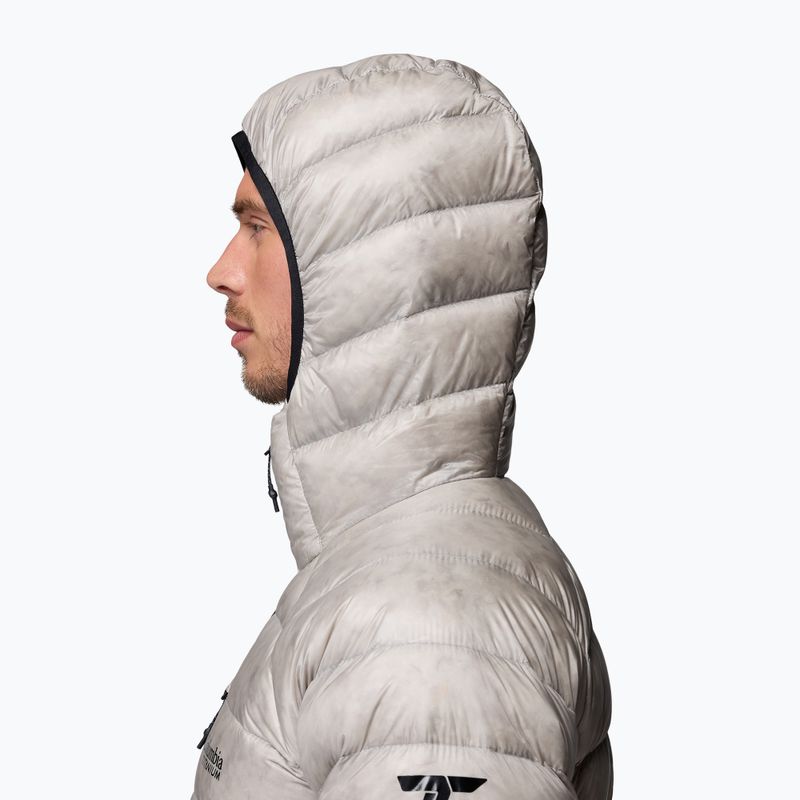 Pánska páperová bunda Columbia Arctic Crest Down Hooded flint grey 7