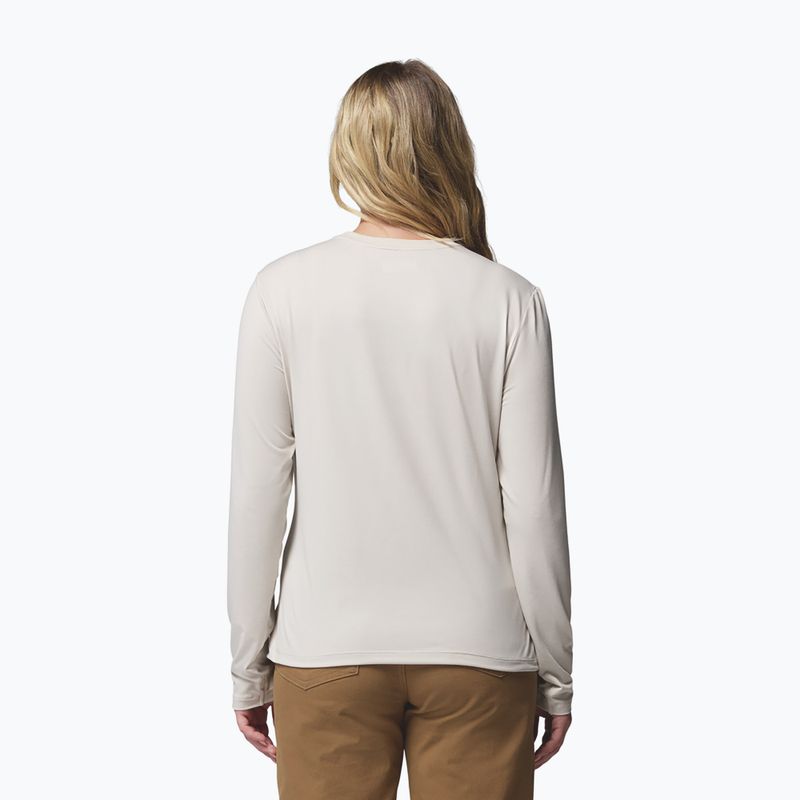 Dámske tričko longsleeve Columbia Parsons Point LS Graphic Tee dark stone heather/all terrain 3