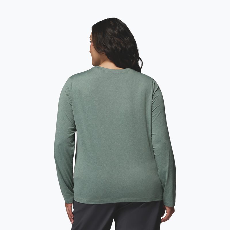 Dámske tričko longsleeve Columbia Parsons Point LS Graphic Tee sedona sage heather/all terrain 3